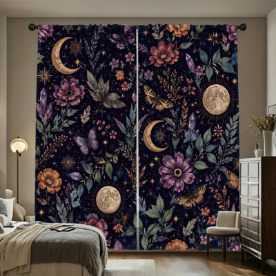 2 PCS Celestial Moon Starry Night