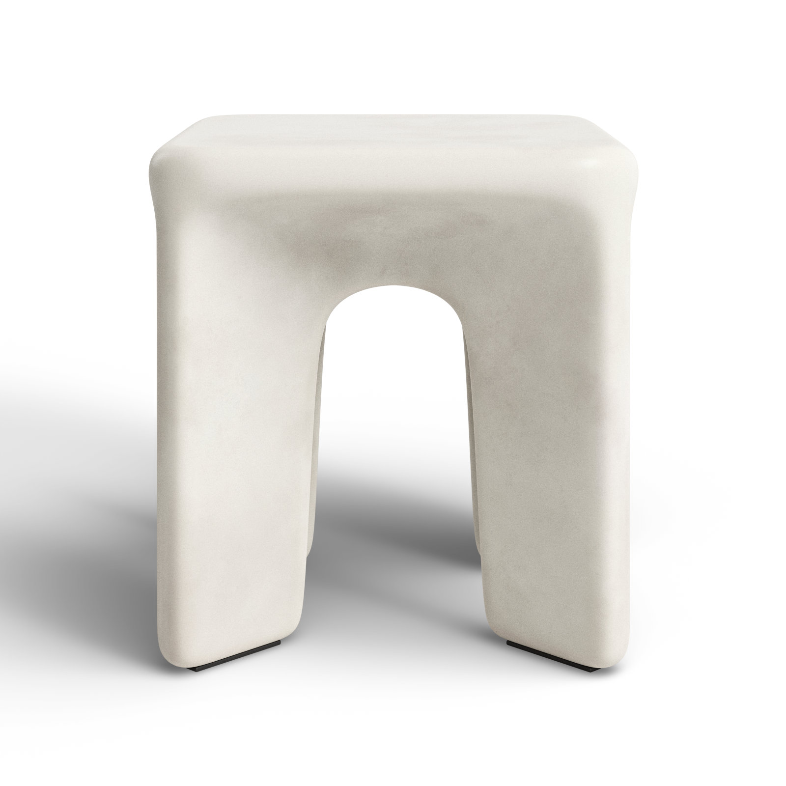 Lela End Table, White