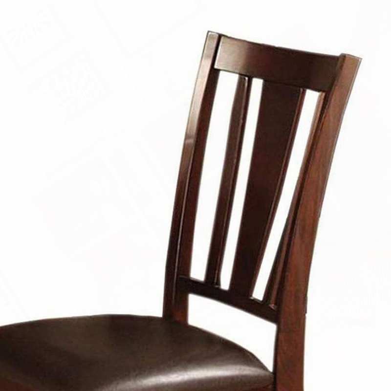 Chaises d'appoint de salle à manger rembourrées en similicuir