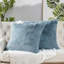 Housse de coussin européen à poils longs-572248169