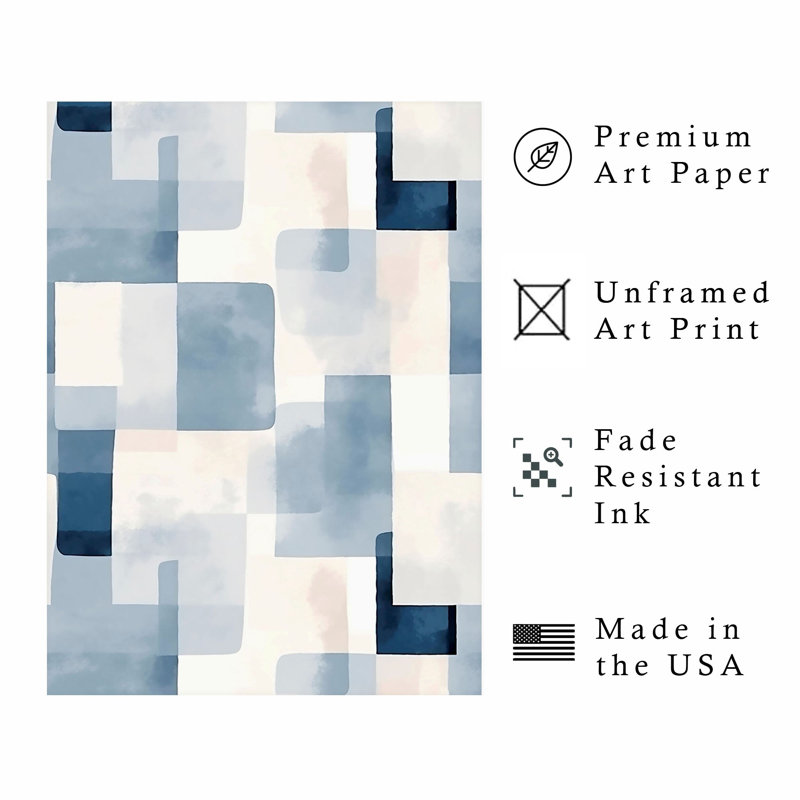 «Abstract Abstract Scandinavian Dreams VI», reproduction d'art non encadrée, H 30 po x l 20 po