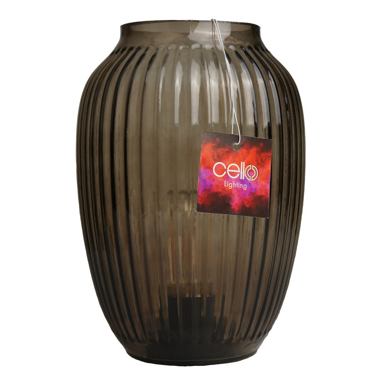Glass Novelty Lamp, Brown
