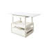 3 tables basses 3 en 1 déformées avec armoire de rangement pour le salon, table basse avec pour la salle à manger