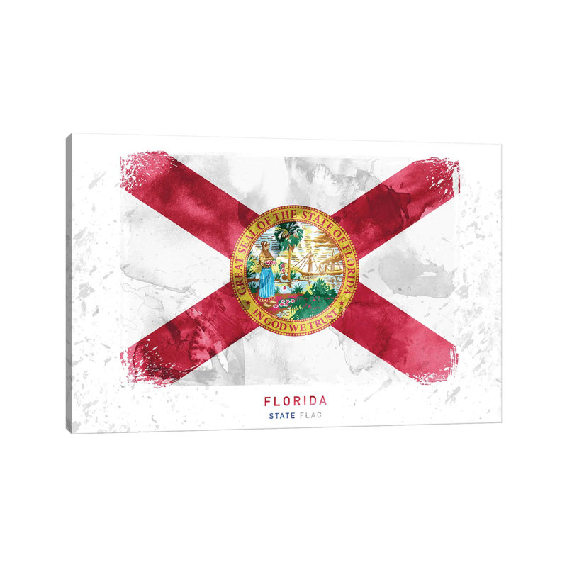 Florida - Wrapped Canvas Print, 20.32cm H x 30.48cm W