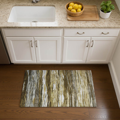 Premium Machine Washable Alaina AMF1933 Waves Rug