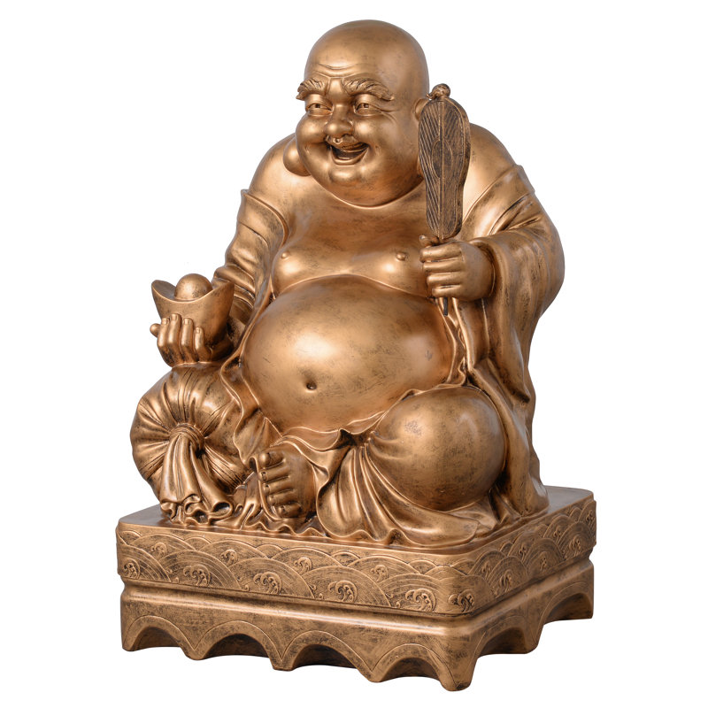 Seated Laughing Buddha Statue