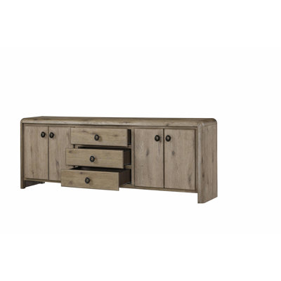 English Knotty Oak 84" Console