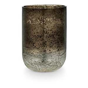 ILLUME Noble Holiday Woodfire Large Radiant Glass Candle