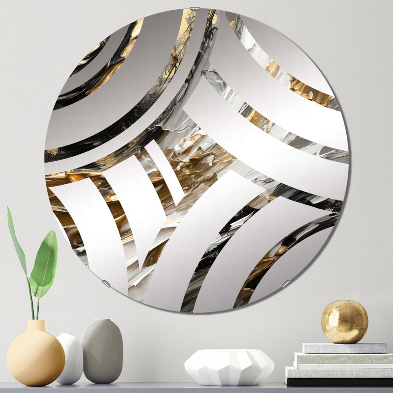 Miroir décoratif Virgie, 23,6 po x 23,6 po