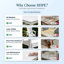 Ensembles de bar de patio blanc durable, bistro Hdpe toutes saisons pour recevoir