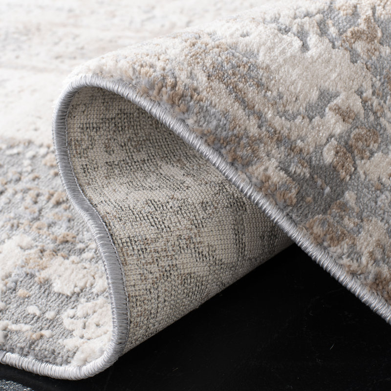 Ching Abstract Hand Woven Area Rug, Rectangle 122 x 183 cm