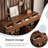 Modern Minimalist Style Walnut Color Solid Wood Multi-Functional Shoe Cabinet With Hanger Design-1158891445