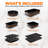 8-Piece Nonstick Stackable Bakeware Set - Pfoa, Pfos, Ptfe Free Baking Tray Set W/ Non-Stick Coating, 450°F Oven Safe, Round Cake, Loaf, Muffin, Wide/Square Pans, Cookie Sheet -69968846