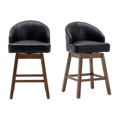 Nivelles Swivel Upholstered Counter Stool