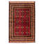 Teimani Red Rug 4'2" x 6'7"