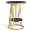 Table d'appoint ronde en acier 17,75 po Demick-71598937