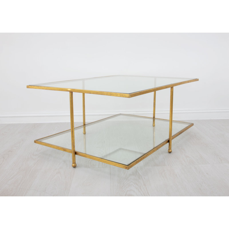 Romana Coffee Table, Gold