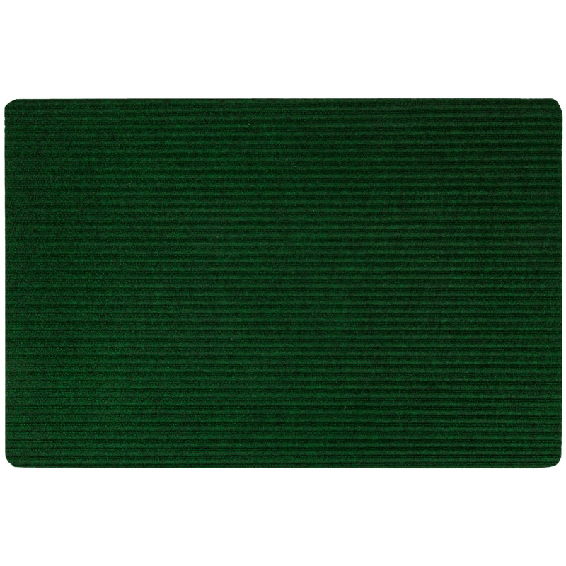 Paillasson intérieur / extérieur antidérapant double jeu, Vert, 24 po x 36 po