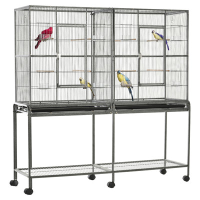 Mangeoire à oiseaux en métal 65 po
