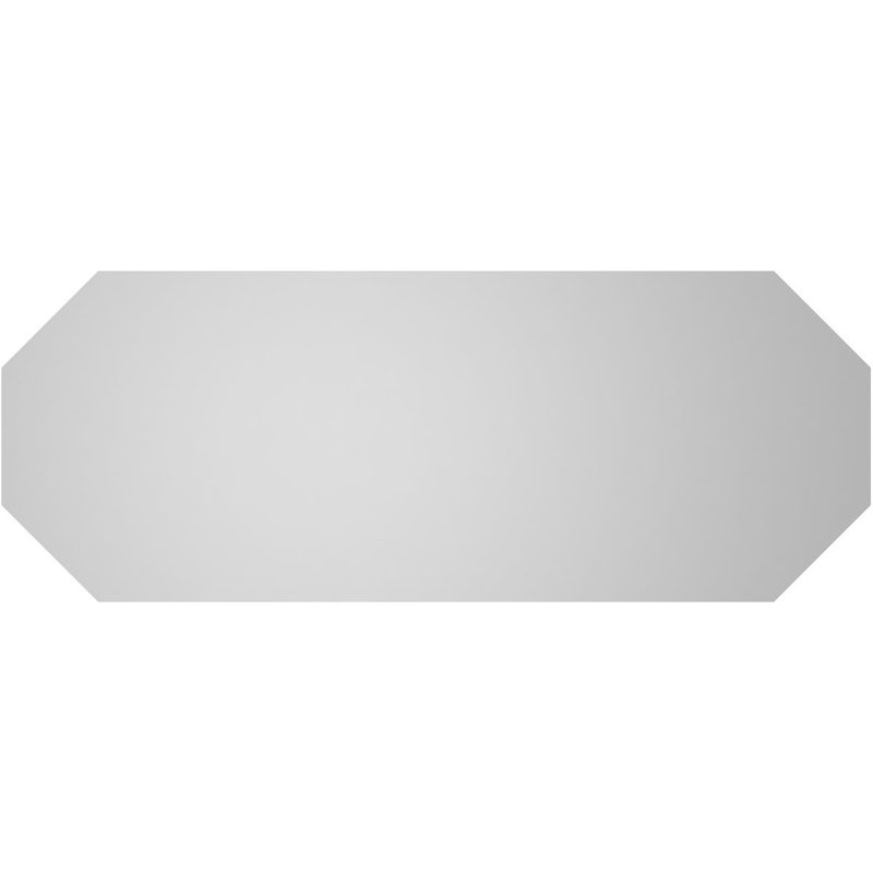Évent horizontal gondole allongé en surface octogonal Signature, H 16 po x l 42 po x P 1 po