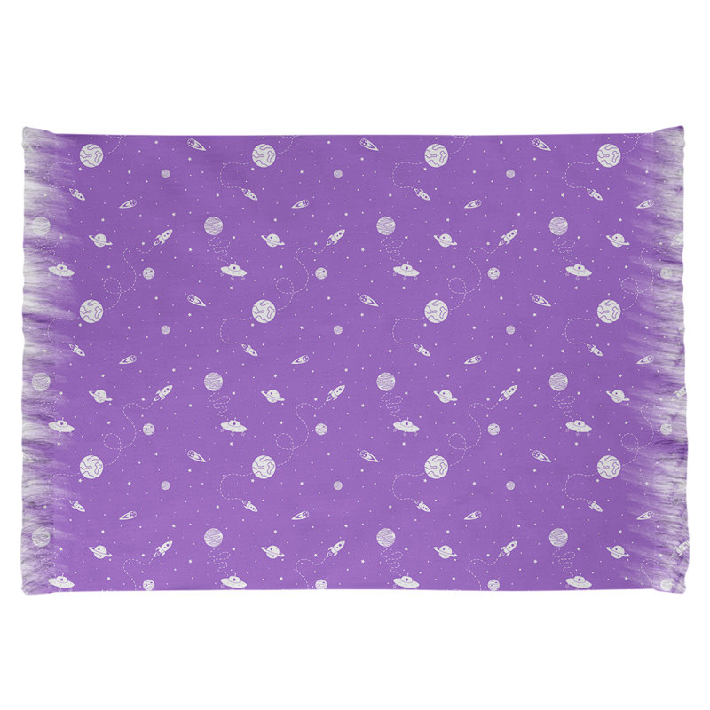 Tapis mauve à motif de l'espace Mcguigan, Oui