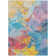 Machine Washable Indoor/Outdoor Cinead ACN1713 Blue Rug
