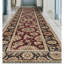 Manchuria Wool Oriental Area Rug in Black/Wine