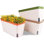 Windowsill Herb Planter Box, Set Of 3, Self Watering Pla...