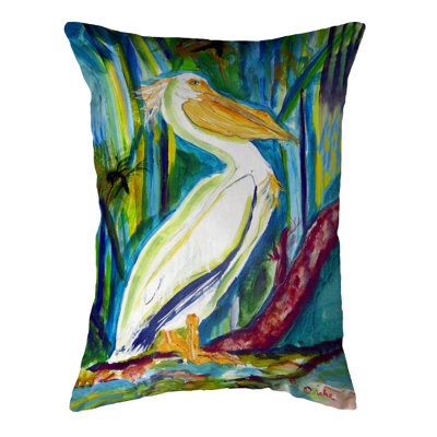 Outdoor Reversible Throw Pillow