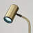 Ezra 16.5" Modern LED Desk Lamp with Gold Finish, Wireless Charging Pad, Adjustable Head, and 3-Way Dimming-69896189