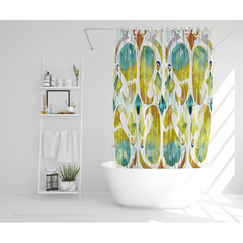 Esmeralda Polyester Shower Curtain Set