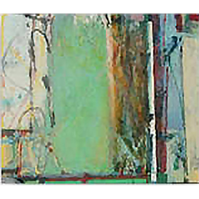 Abstract Green Painting Canvas