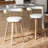 Faux Leather Swivel Bar Stools (Set Of 2)-1271729984