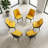 Faux Leather Upholstered Solid Back Side Chair-2058058658