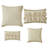 7-Piece Comforter Set With ( Lotus Leaf Embroidery) - Soft & Cozy Bedding Set Includes Comforter, Pillow Shams, Euro Shams, Decorative Pillows - 3 Colors (Q/K Size Options), Machine Washable-115271321-131521668