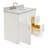 Hamlet 43'' Single Bathroom Vanity with Carrara Marble Top-94350900