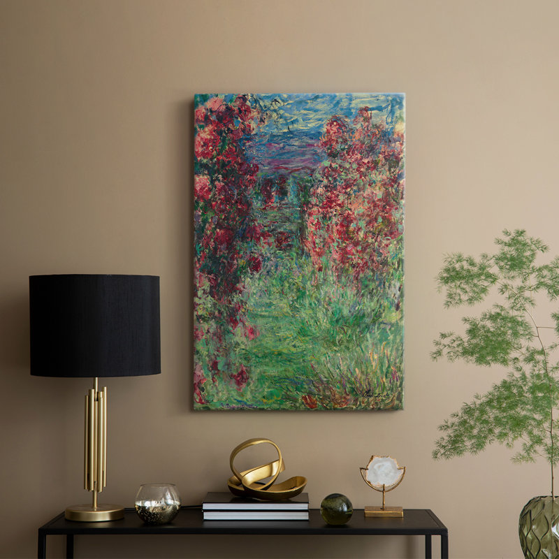 Paysage rétro LXIV - galerie Cavas, H 18 po x l 12 po