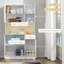 Buffet de cuisine autoportant moderne 71 po avec rangement et rangement HomCom