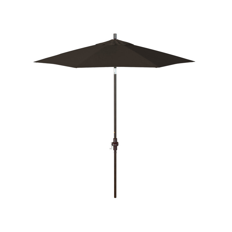 Parasol de marché 90 po Che, Toile performance moka