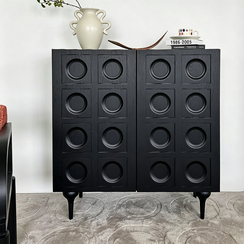 Armoire d'appoint noire Simple Home