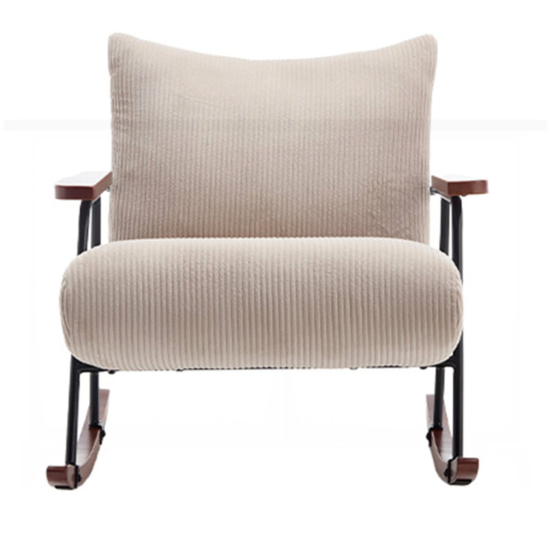 Fauteuil à bascule Modern, Beige