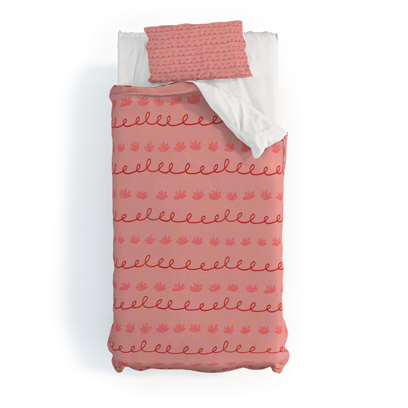 Ensemble de housse de couette H Miller, Housse de couette simple + 1 taie décorative