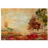 Raspberry Field Painting by Jodi Maas