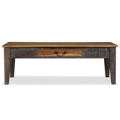 Kristin Solid Wood Solid Wood Coffee Table with Storage