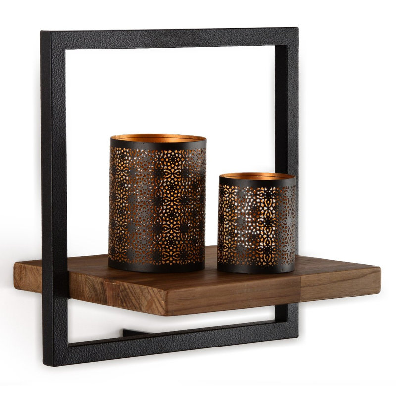 Powhattan Metal Wall Shelf Puzzle