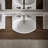 Cimarron Vitreous China 23" Pedestal Bathroom Sink with Overflow-19195631-10940900