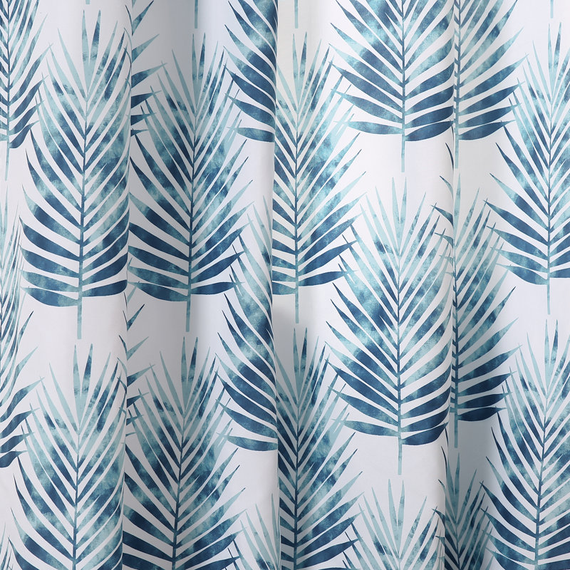 Sheer Curtain Pair, Navy