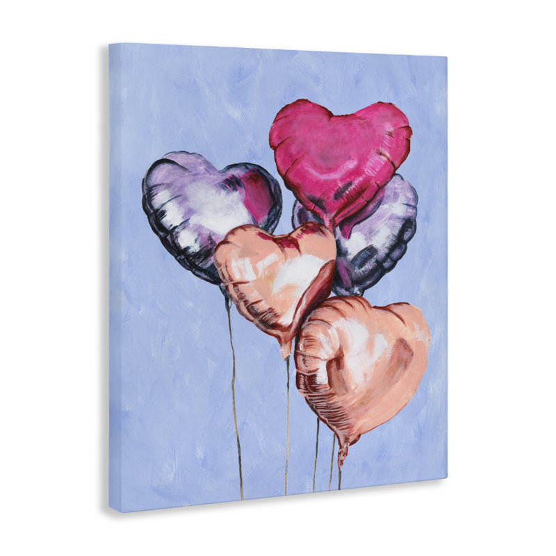 «Vibrant Heart Ballons», conception par Michael Willett, H 40 po x l 30 po