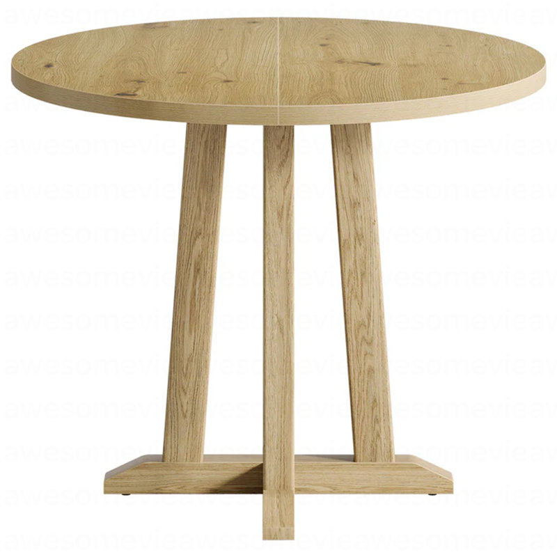 Table de voeux compacte, table de cuisine en bois, table de salle à manger ronde, table de lecture
