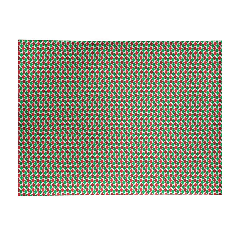 Tapis gris/rouge/brun zone fait main géométrique, Rectangle 9 pi x 12 pi